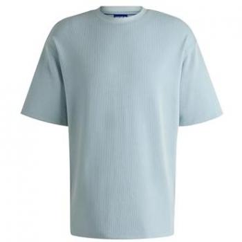 HUGO T-shirt en bleu clair modèle NUWAFFLE M
