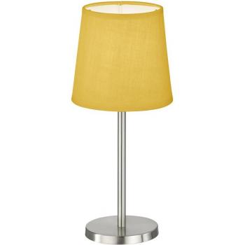 Fischer Leuchten Lampe de Table – Abat‑jour jaune, 30 cm