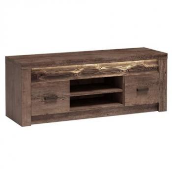 Modernes TV-Board in dunkler Esche INGENIO-161