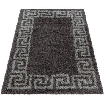 Tapis Design Méandre – Couleur Taupe Salon