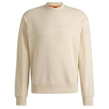 BOSS Orange Longsleeve mit Label-Stitching, Modell 'We_Natural'