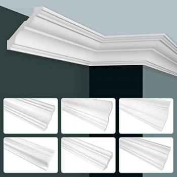 Grand Décor plafond moderne, moule PU dur 2 m – Pack Max Prix/mt