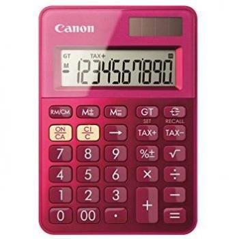 Canon LS‑100K 10‑Digit Tax Function Calculator (Pink)