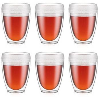 Pavina Outdoor Set di Bicchieri in Plastica a Doppia Parete – 6 pezzi
