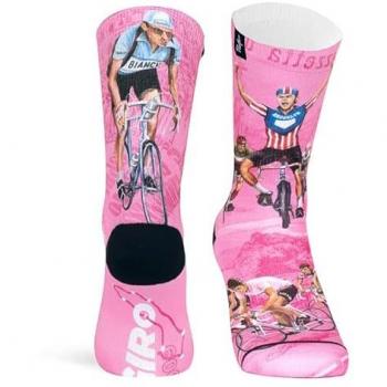 Pacific & Co Rosa Fahrrad Socken 37-41