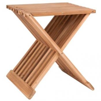 Erto Low Stool Legno Marrone 35x40x45 EPIKASA
