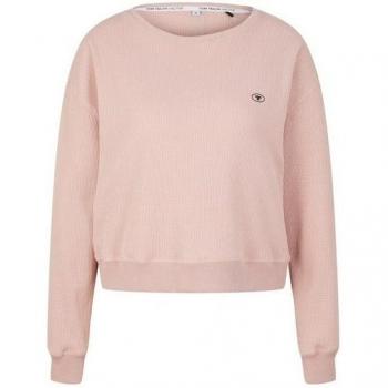 TOM TAILOR Atmungsaktives Sweatshirt für Damen, rosa, Gr. L