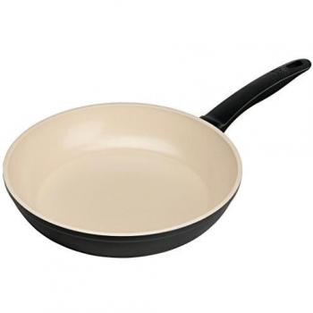 Kuhn Rikon Easy Ceramic Induction 26 cm Skillet – Beige with Black Trim