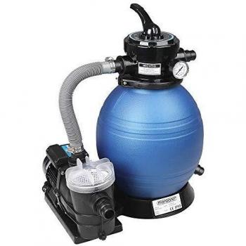 Filtre à sable pour piscine 9.600 L/h avec préfiltre