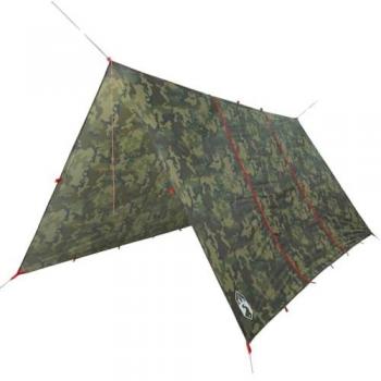 Camouflage Camping Tarp 451x420 cm Waterproof