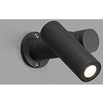 Foco LED exterior Spy-1 21cm oscuro con 1 bombilla