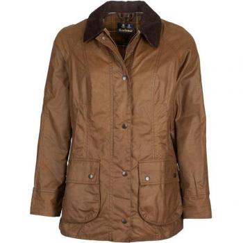 Barbour Beadnell Classic Waxed Jacket – Light Brown, UK8 EU34 US4