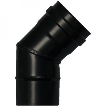 WOLFPACK LINEA PROFESIONAL Codo Estufa Pellet Vitrificado Ø80 mm  45°