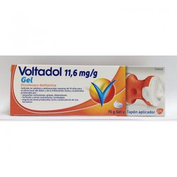 Voltadol 11,6 mg/g Gel Cutáneo 1 Tubo 75 g (con Tapón Aplicador)