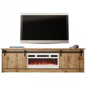 Mueble TV Charlotte 165 en Color Blanco