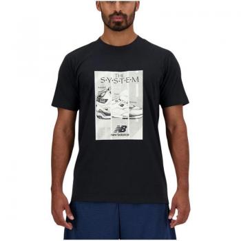 New Balance T-shirt maniche corte Poster nera L