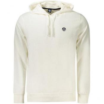 North Sails Stylishes weißes Kapuzenpullover für Herren