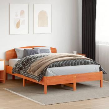 Cabecero de cama madera pino cera 160 cm