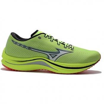 Mizuno Wave Rebellion Herren Laufschuhe Lime/Weiß