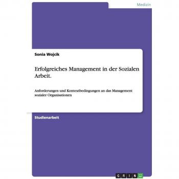 Erfolgreiches Management in der Sozialen Arbeit.: Anforderungen und Kontextbedingungen an das Management sozialer Organisationen