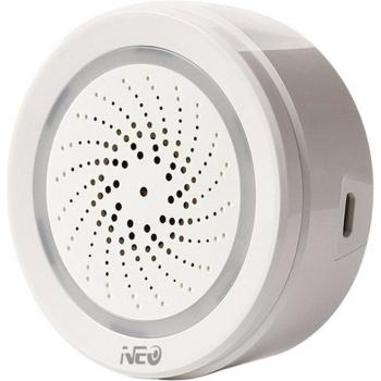 3 in 1 Smart Siren Alarm with WiFi and Sensor for Alexa and Google Assistant
