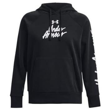 Mikina Under Armour UA Rival Fleece Preta com Capuz