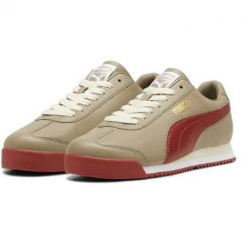 Puma Roma 24 Athletic Trainers Oak Branch Mars Red Men's Size 9.5
