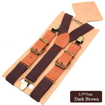 Elastic Blue Striped Suspenders for Children