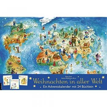 Weihnachten in aller Welt: Adventskalender mit 24 Büchern