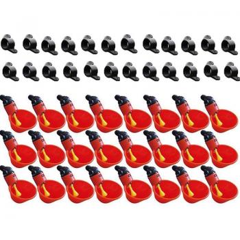 24Pcs Chicken Fowl Drinker Cups