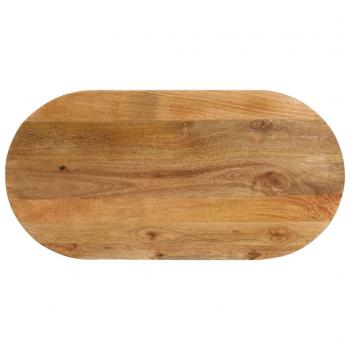 Mango Wood Solid Table Top from vidaXL (110x40x3.8 cm, Oval)