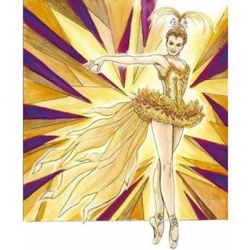 Ballet Costumes Coloring Book by Brenda Sneathen Mattox 9780486436463 NEW