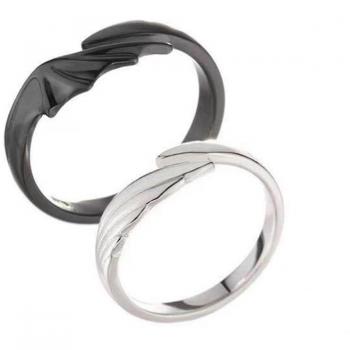Rings Hip Hop ajustables « Duo Angelic Devil »