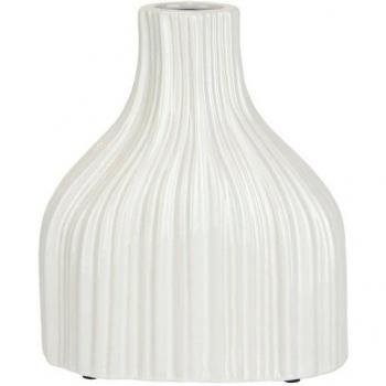 I.GE.A. Deko-Blumenvase »Geriffelte Keramik, bauchige Form«