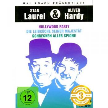 Stan Laurel & Oliver Hardy: Hollywood Party / Die Leibköche Seiner Majestät / Schrecken Aller Spione