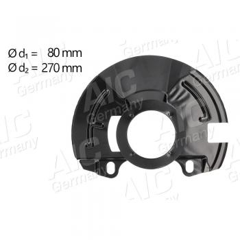 Deflector Brake Disc AIC 58265 (Chapa)