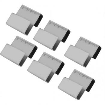 50pcs Stainless Steel Glass Frame Clips