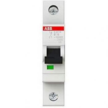 ABB S201M-B16 Circuit Breaker, 1 Pole, 16 Amp