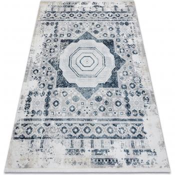 Tapis Structuré Duke 51542 Crème/Bleu 200x290 cm