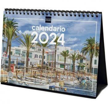 Calendario de mesa 2024 Finocam con imágenes de pueblos con encanto
