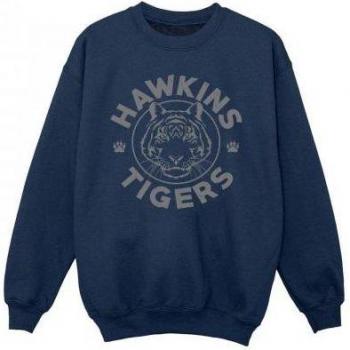 Gray Tiger Stranger Things Sweatshirt 12-13 Black