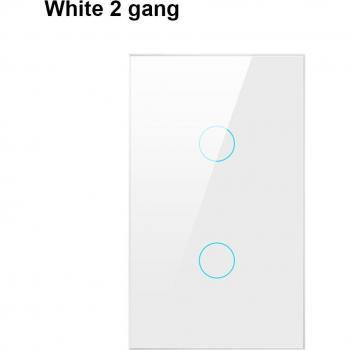 Interruptor AVATTO de Pared Inteligente, Wifi, Panel Táctil de Cristal, Funciona con Tuya
