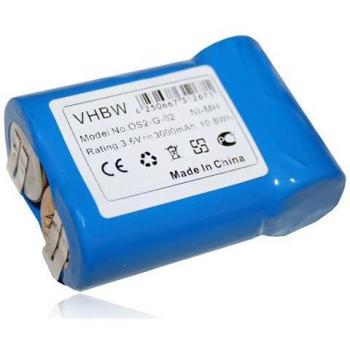 VHbw Batterie Ni‑MH 3000 mAh per Aeg Junior 3000