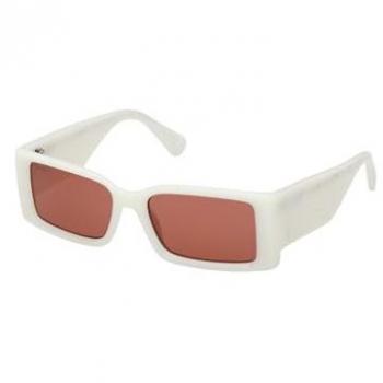 MAX&Co Donna MO0130 25E Occhiali da sole Iniettato Avorio Marrone Squadrata Normale
