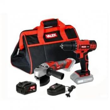 Kit Taladro y Amoladora Bolsa con Batería y Cargador 1997487 – Valex