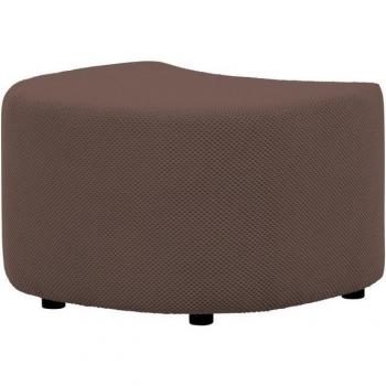 Hocker „MAISIE“ von Leonique – Ideal für den Big‑Drehsessel, braun, 47 × 45 × 53 cm