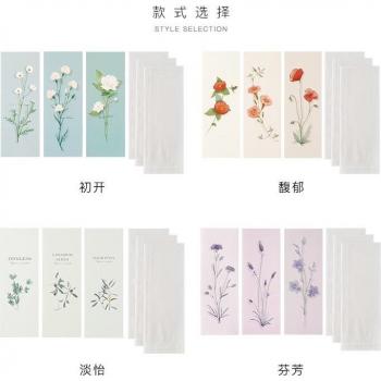 Romantic Flowered Letter Envelopes – 12 Pack