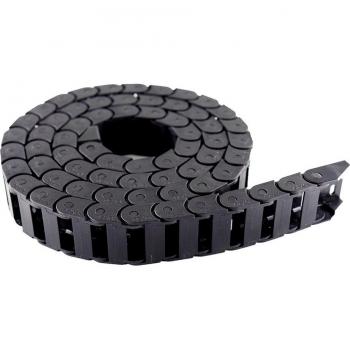 Cable Drag Chain Wire Carrier 10x10mm L1000mm with End Connectors