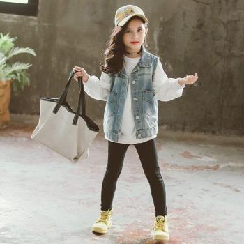 Chaqueta Vaquera Juvenil con Bordado de Letras