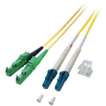 OEM 7,5‑Meter Duplex Jumper E2000/APC-LC G657A Gelb 3,0 mm 9/125 µm